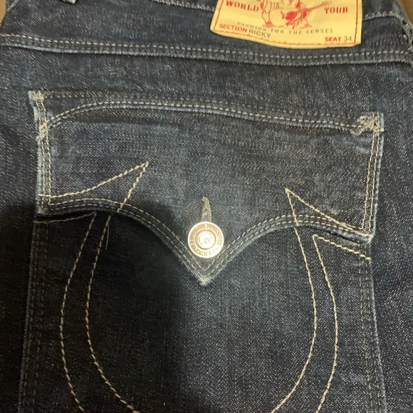 TRUE RELIGION JEANS LIKE NEW SIZE 38 - Picture 3 of 13
